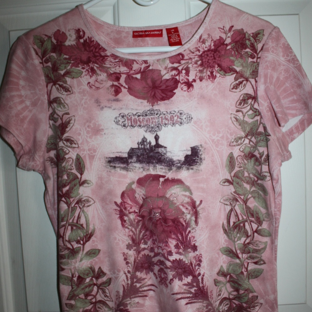 Pretty Pink Embellished T-Shirt